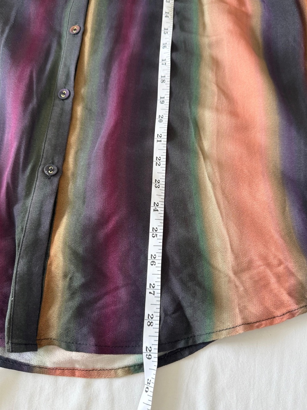 DISSH LULU OMBRE VACATION SHIRT Size 6 - Picture 9 of 10